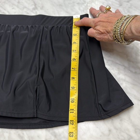 Talbots X Miraclesuit NWOT Black Swim Skirt size 10 - Picture 11 of 11